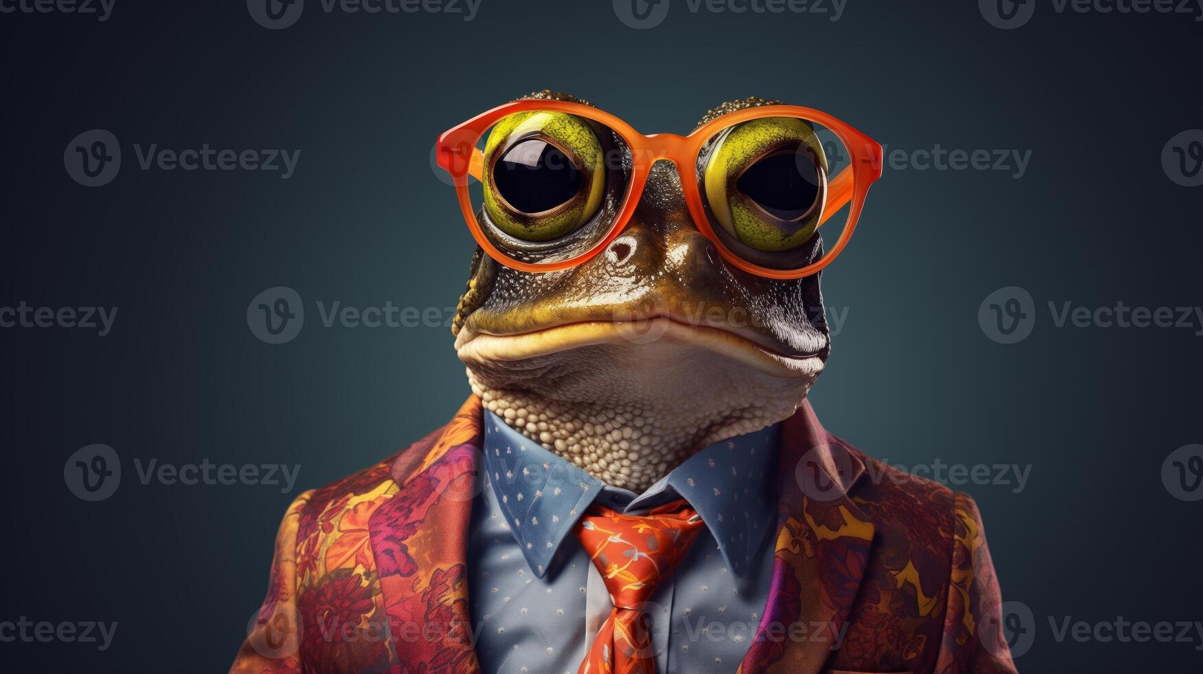 AI generated Stylish Toad illustration. photo