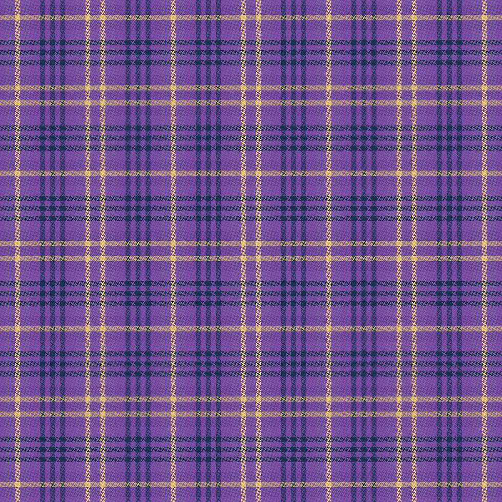 Tartan plaid pattern with texture and warm color. vector