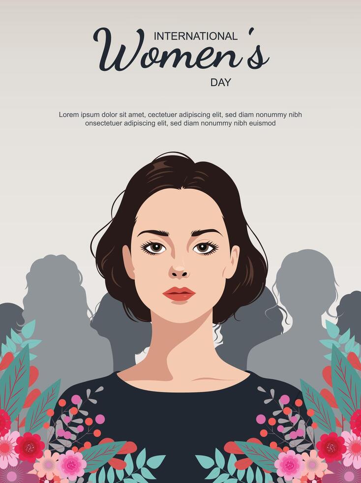 International Womens Day background. vector
