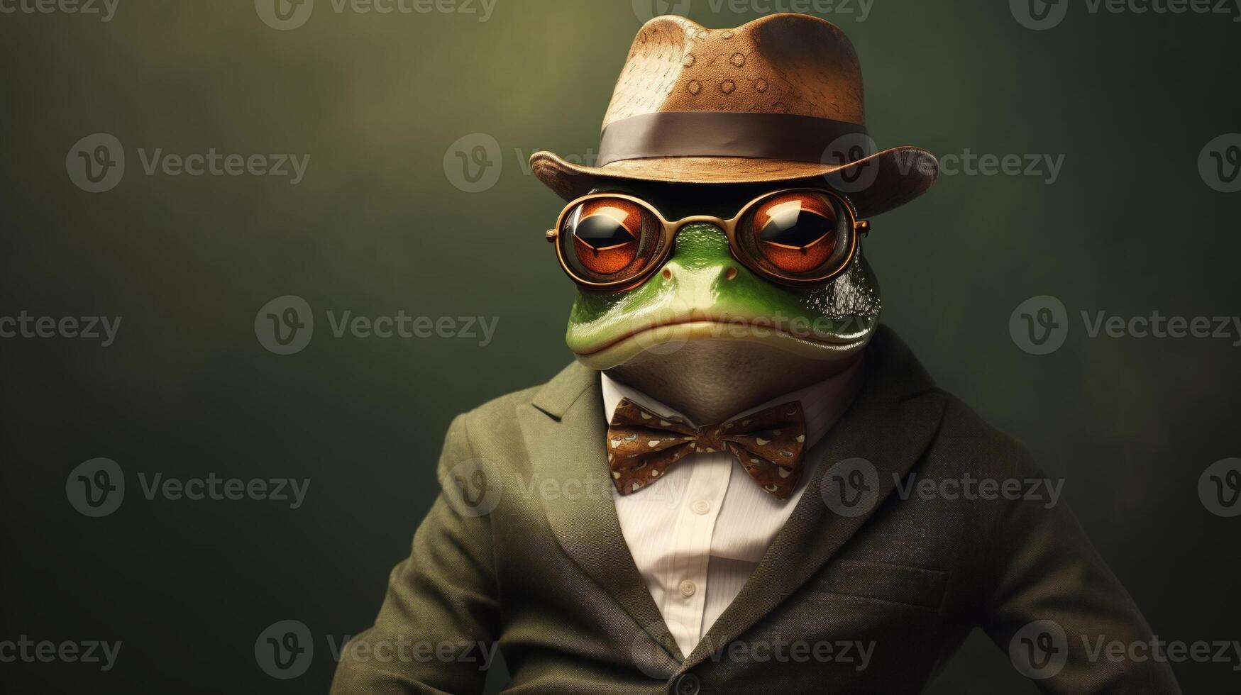 AI generated Stylish Toad illustration. photo