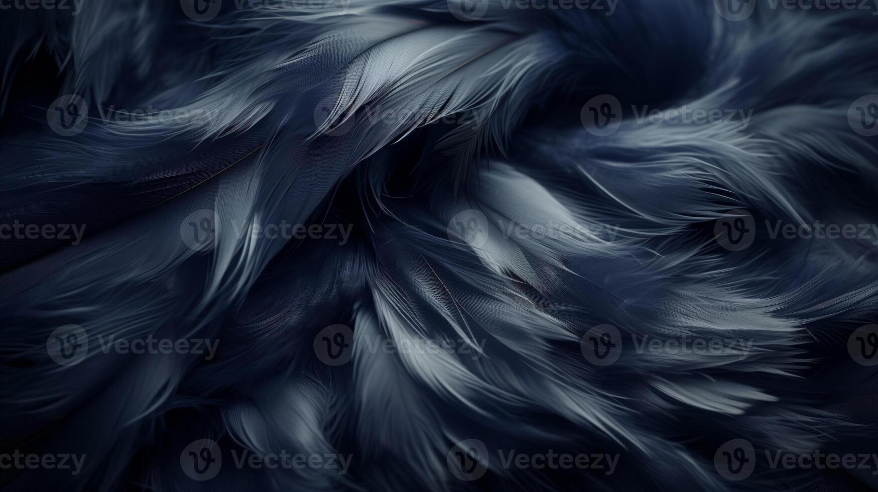 AI generated Feathers Twilight Abstract Texture background Highly Detailed photo