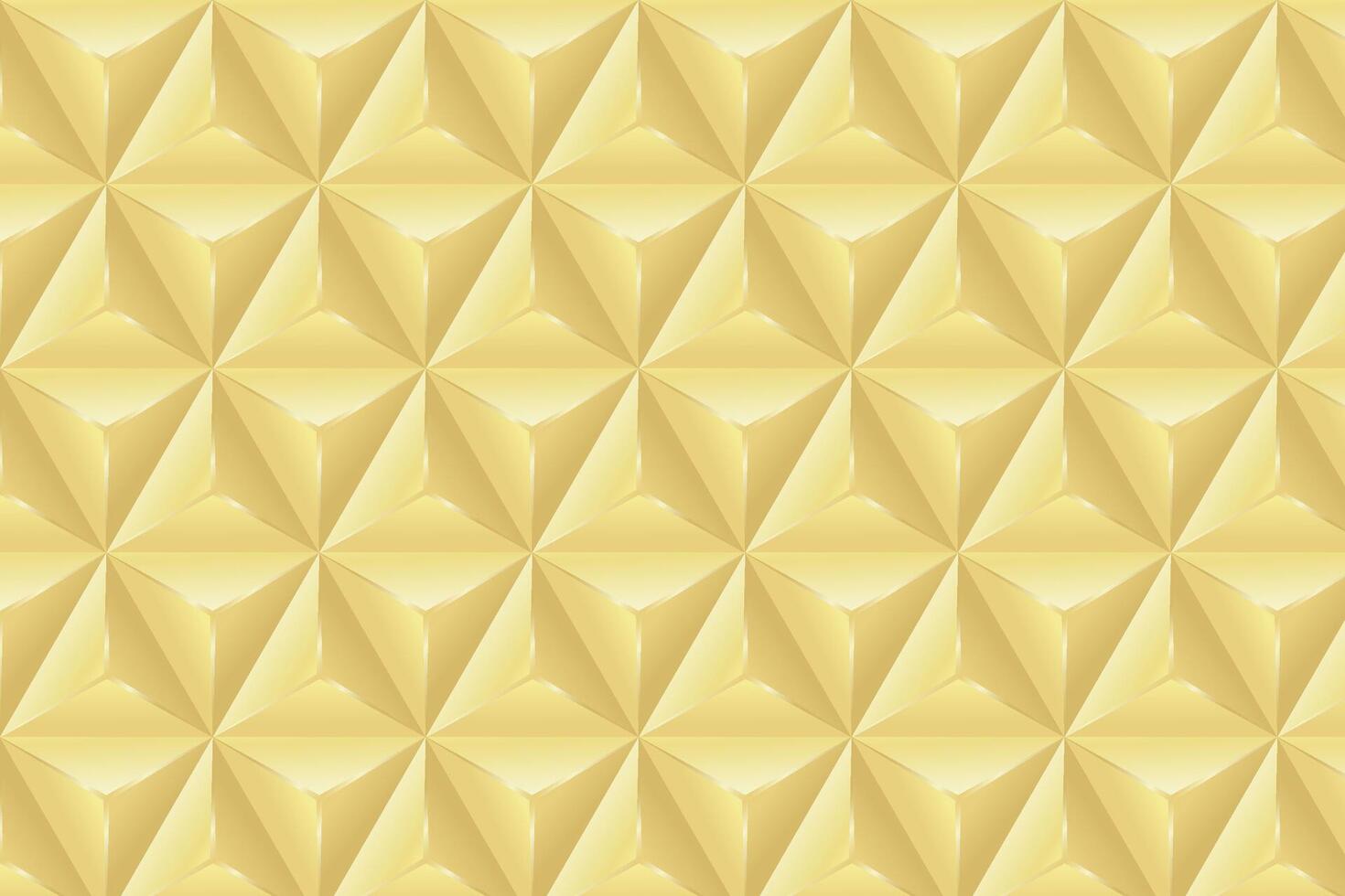 Abstract 3D geometric backgrounds. 3D gold shapes templates. Templates for banner, cover, poster, postcard. Optical 3D art. vector