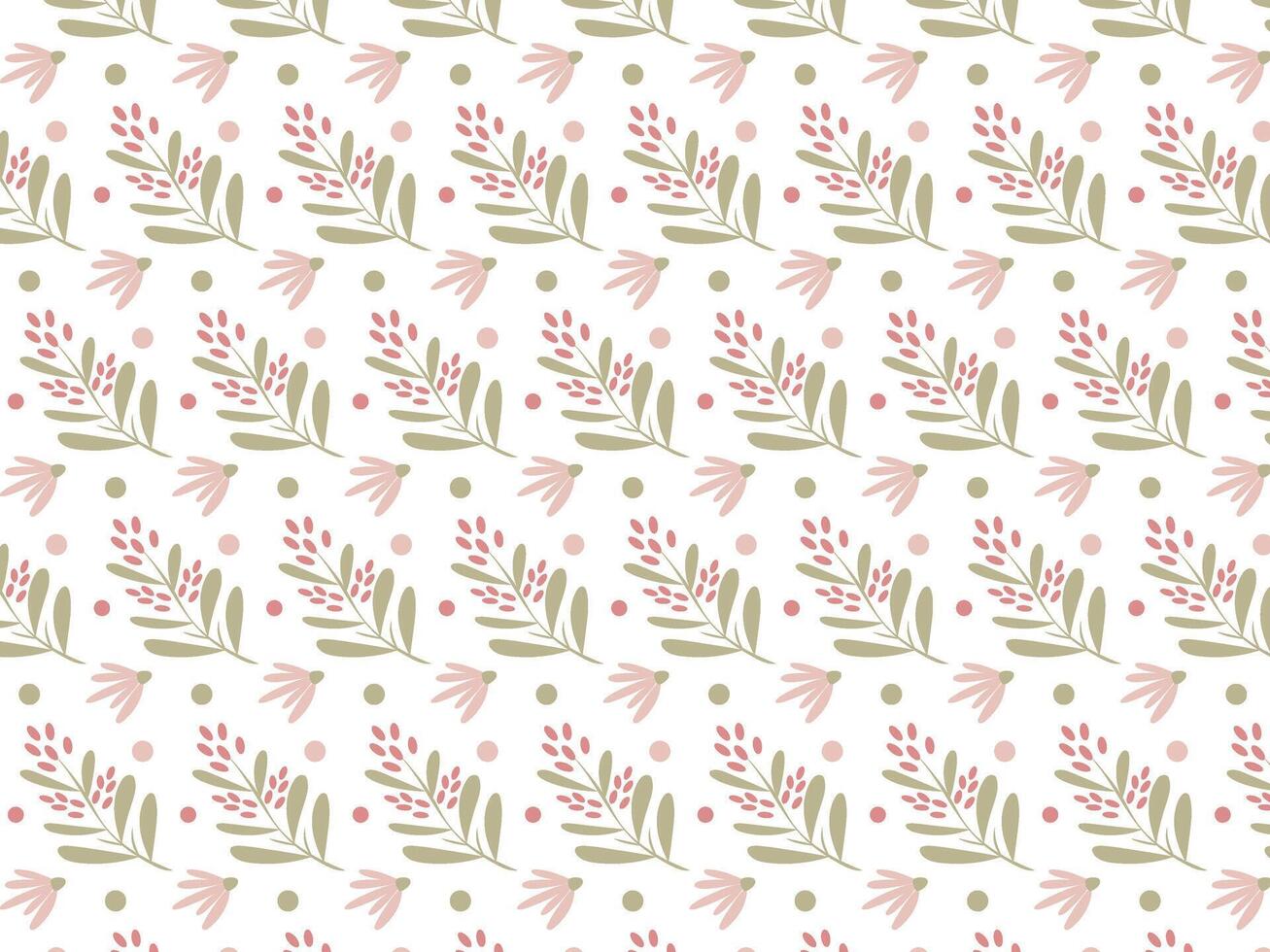Elegant seamless pattern with spring flowers in pastel soft colors. vector