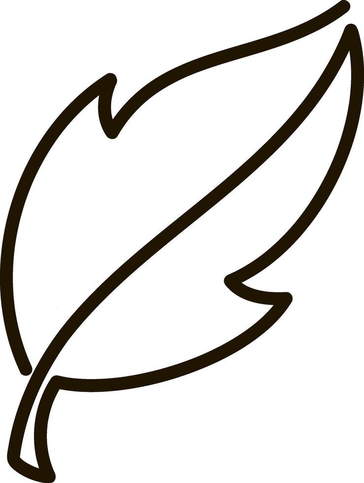 Sketch leaf icon Eco clipart Laurel vector