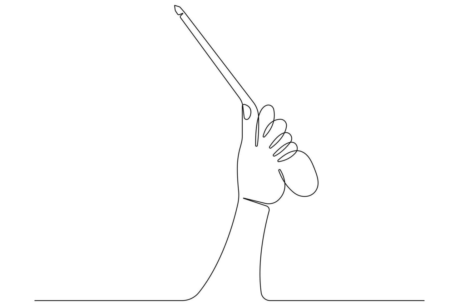 Labour day continuous one line art drawing repair use tool icon service center symbol vector