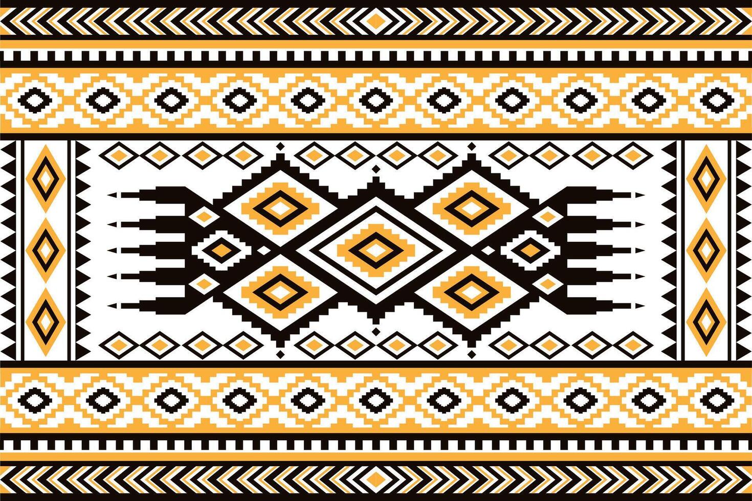 Ikat ethnic background Geometric ethnic oriental ikat seamless pattern traditional Design for background,carpet,wallpaper,clothing,wrapping,Batik,fabric,Vector illustration embroidery style. vector