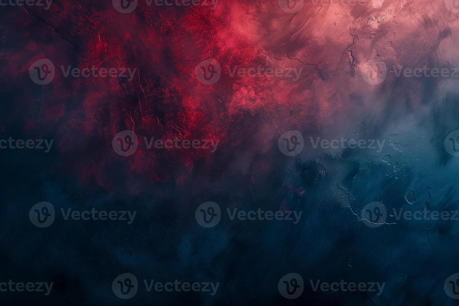 AI generated Abstract red and blue textured background with ample space for text, ideal for creative designs, backdrops, and moody atmospheric visuals related to art and design concepts photo