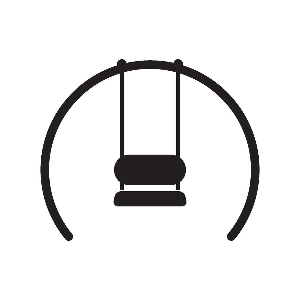 swing icon vector