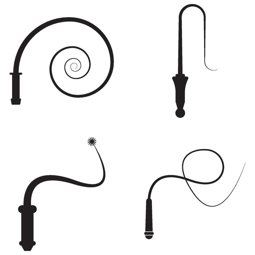 Whip icon vector