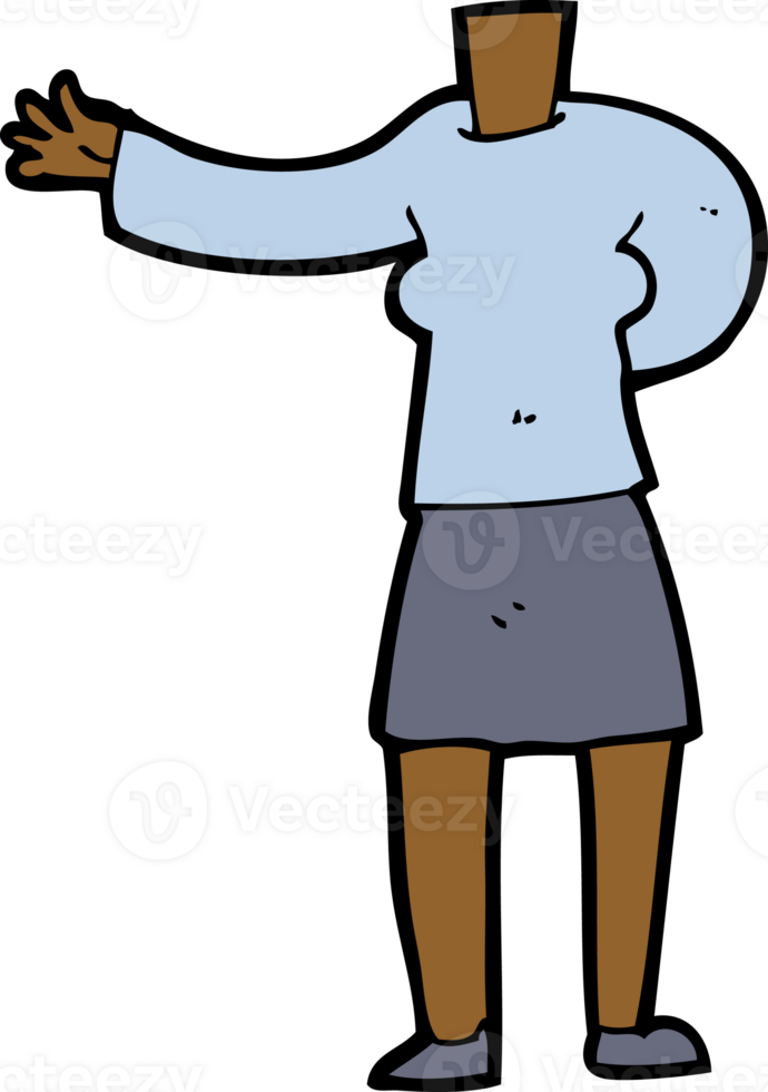 cartoon female body add photos or mix and match cartoons png