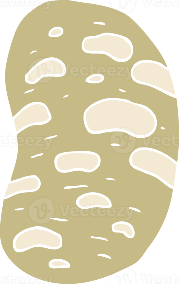 flat color illustration of potato png
