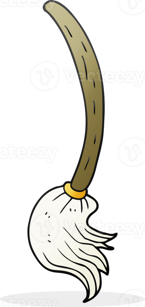hand drawn cartoon mop png