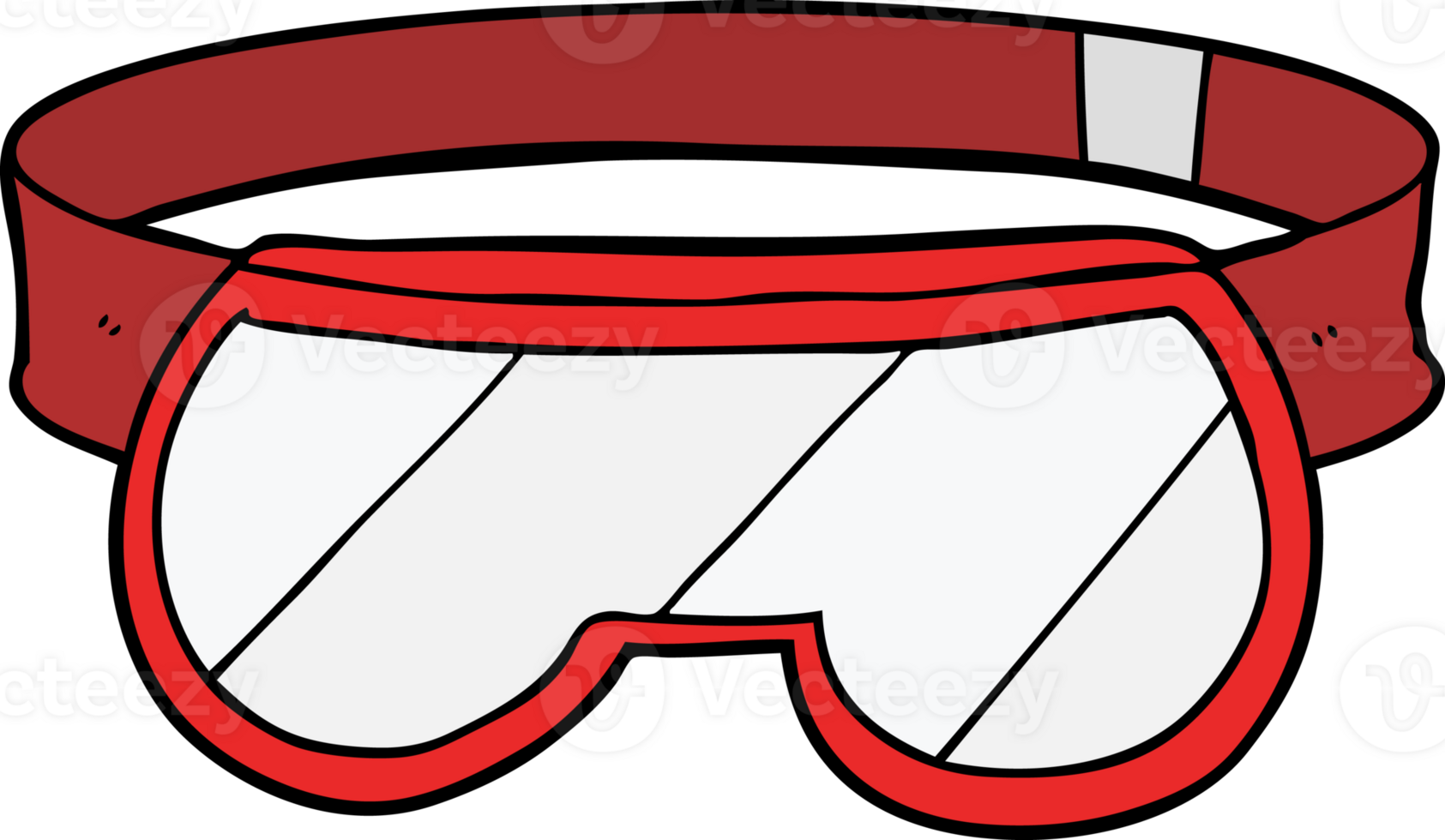 cartoon safety goggles png