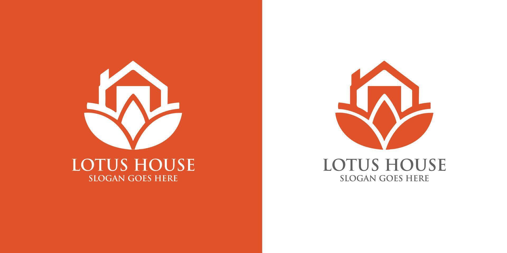 loto casa logo diseño con creativo concepto gratis vector