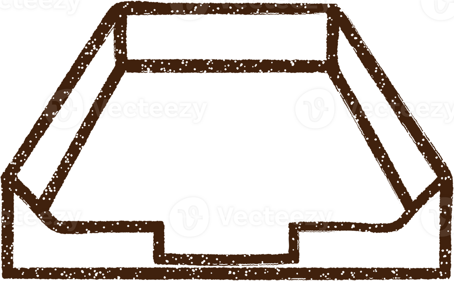 Office Tray Charcoal Drawing png