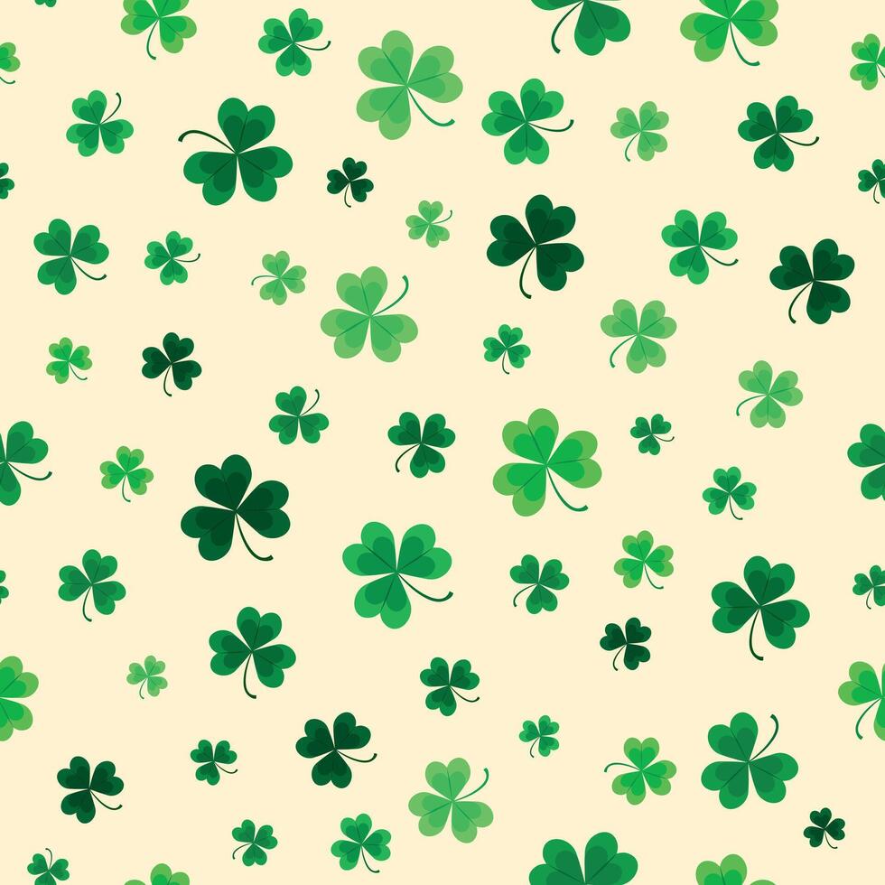 Vector background with trefoils