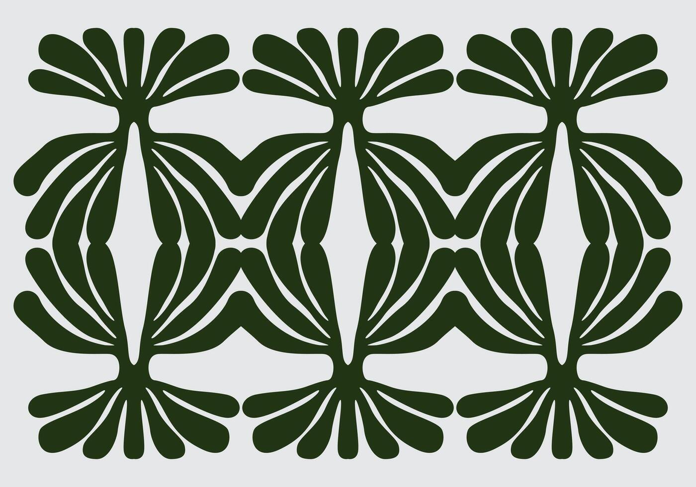 resumen verde hojas modelo matisse estilo elemento ilustración vector conjunto haz acortar Arte silueta imprimible