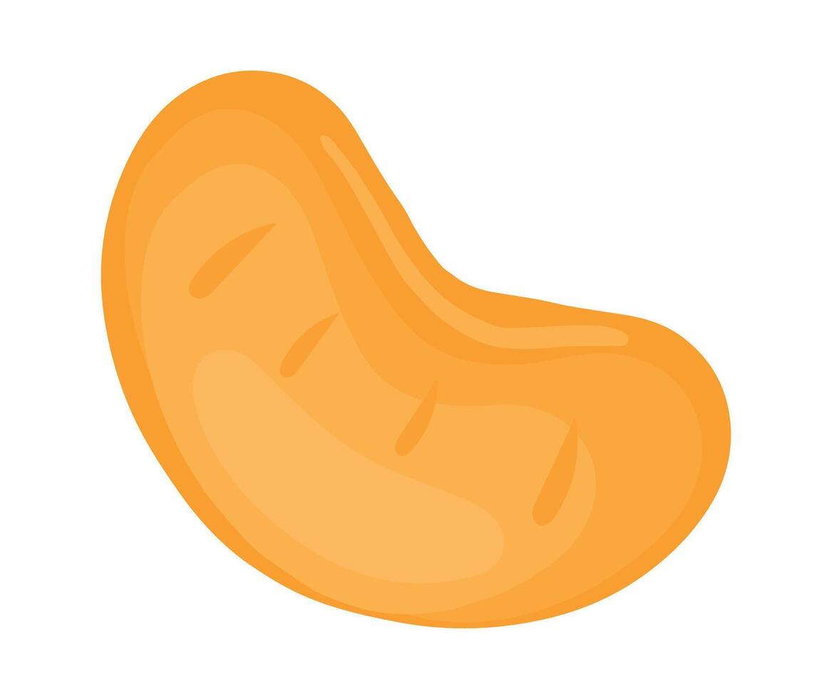 Orange Fruit Peel Icon Element Vector Illustration