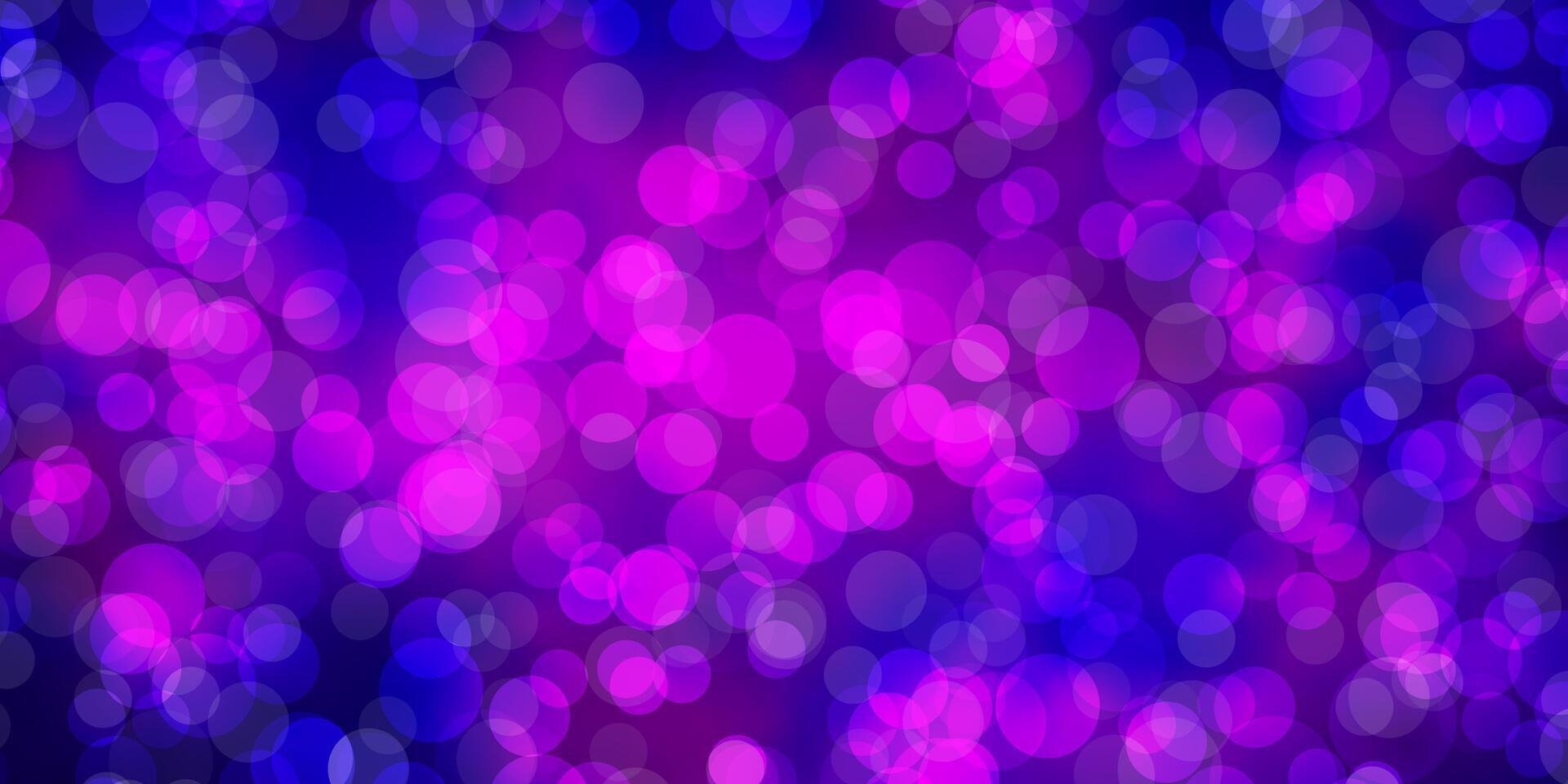 textura de vector violeta, rosa claro con discos.