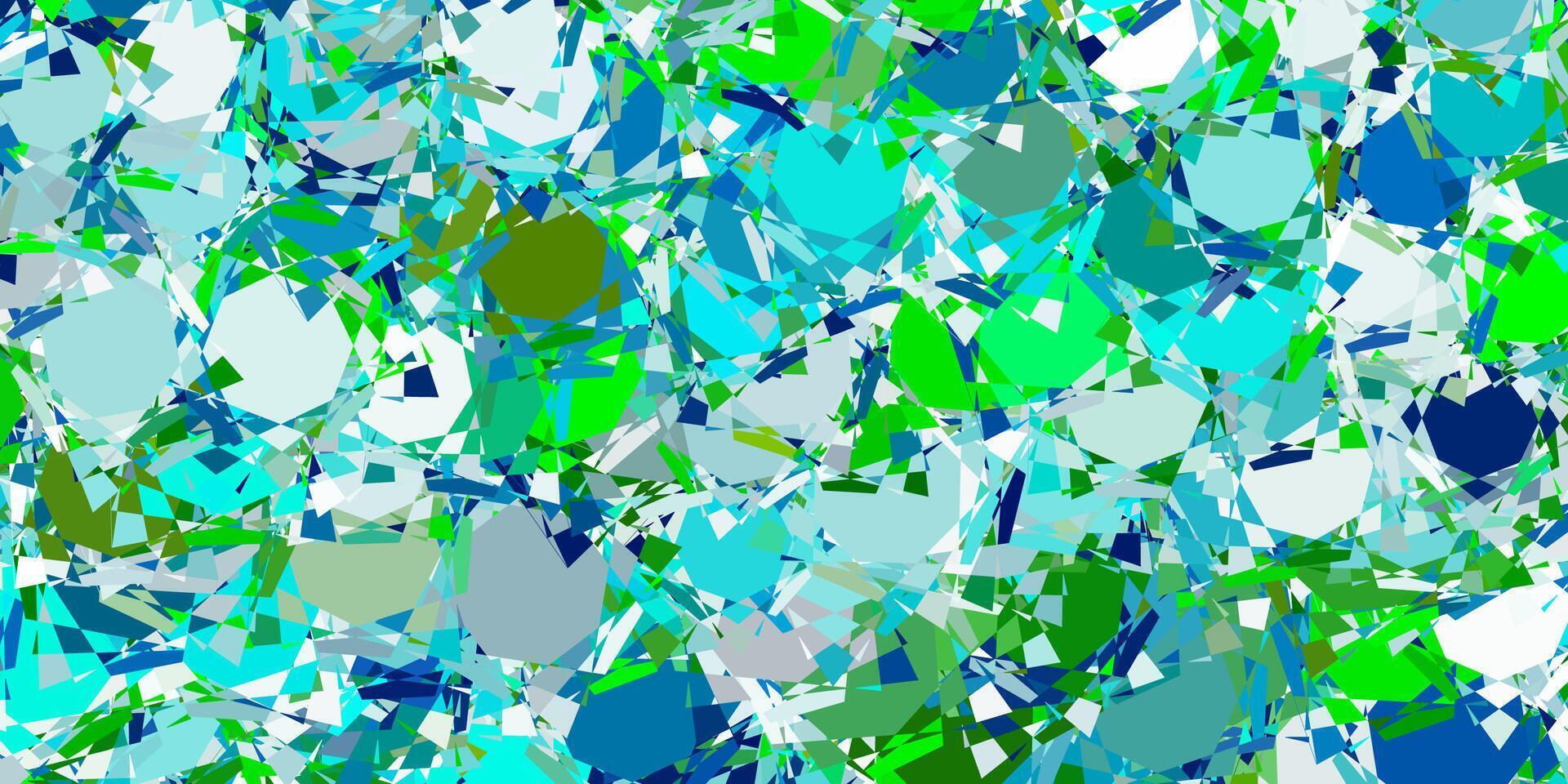 Light Blue, Yellow vector layout with triangle forms.