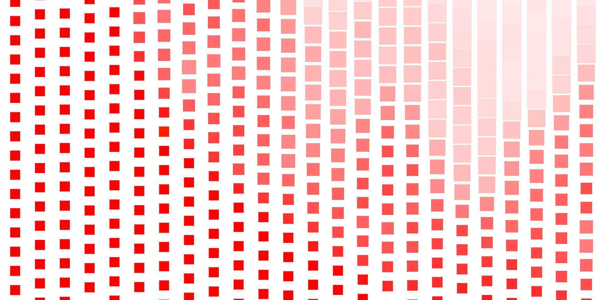 Light Red vector pattern in square style.