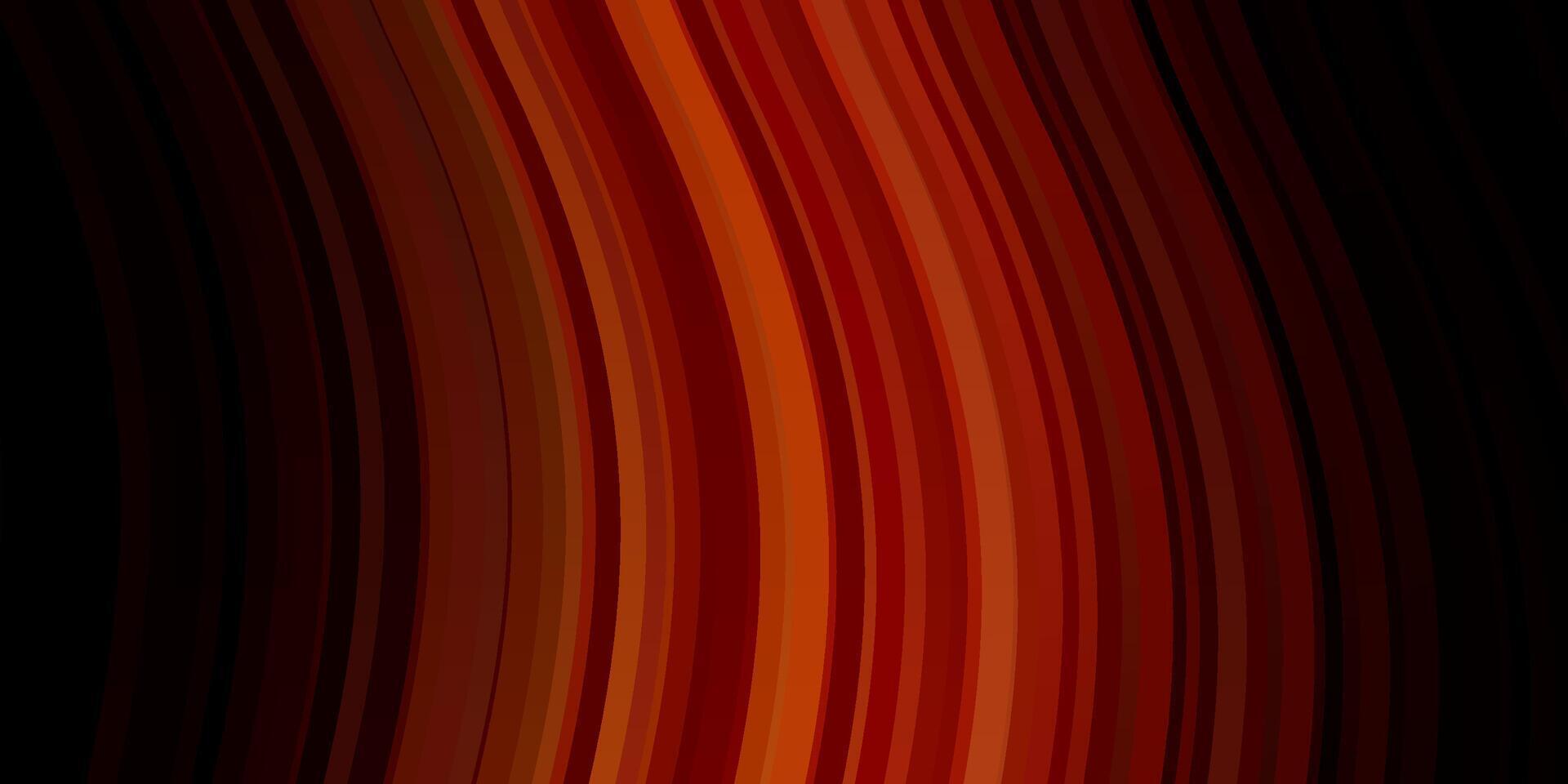 patrón de vector rojo oscuro con líneas torcidas.