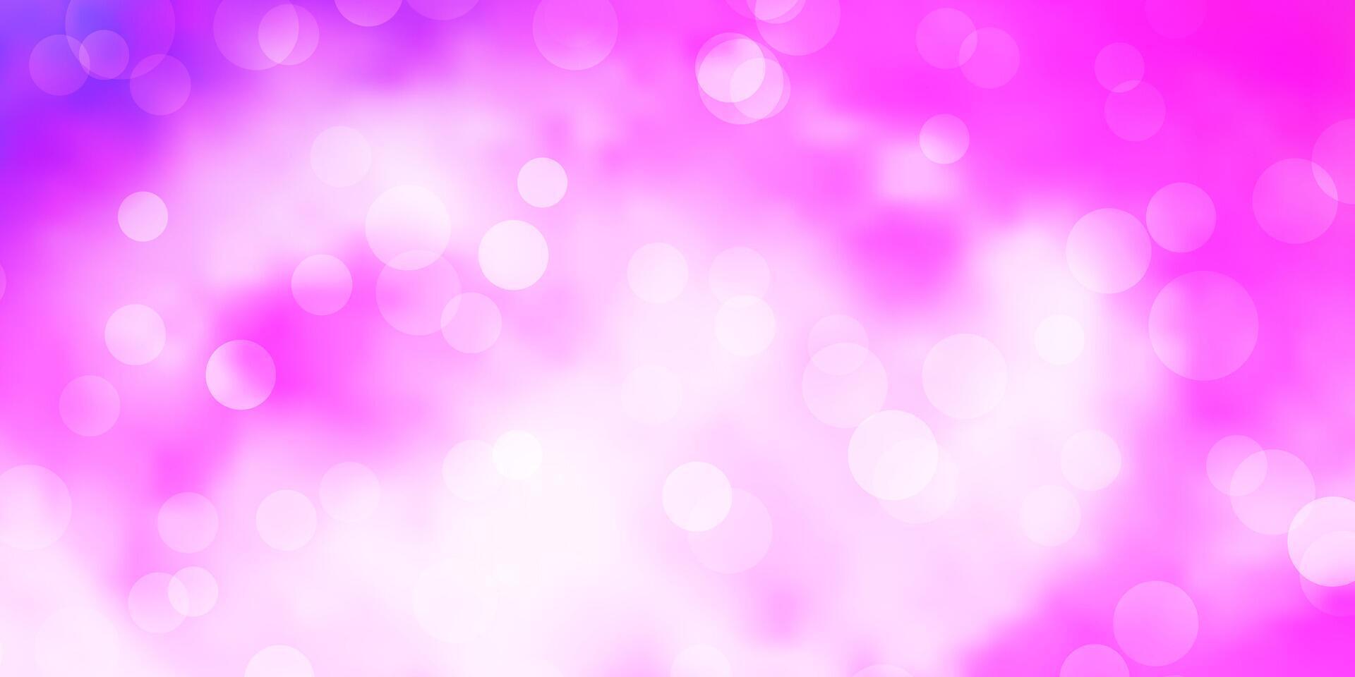 Light Purple, Pink vector backdrop with dots.