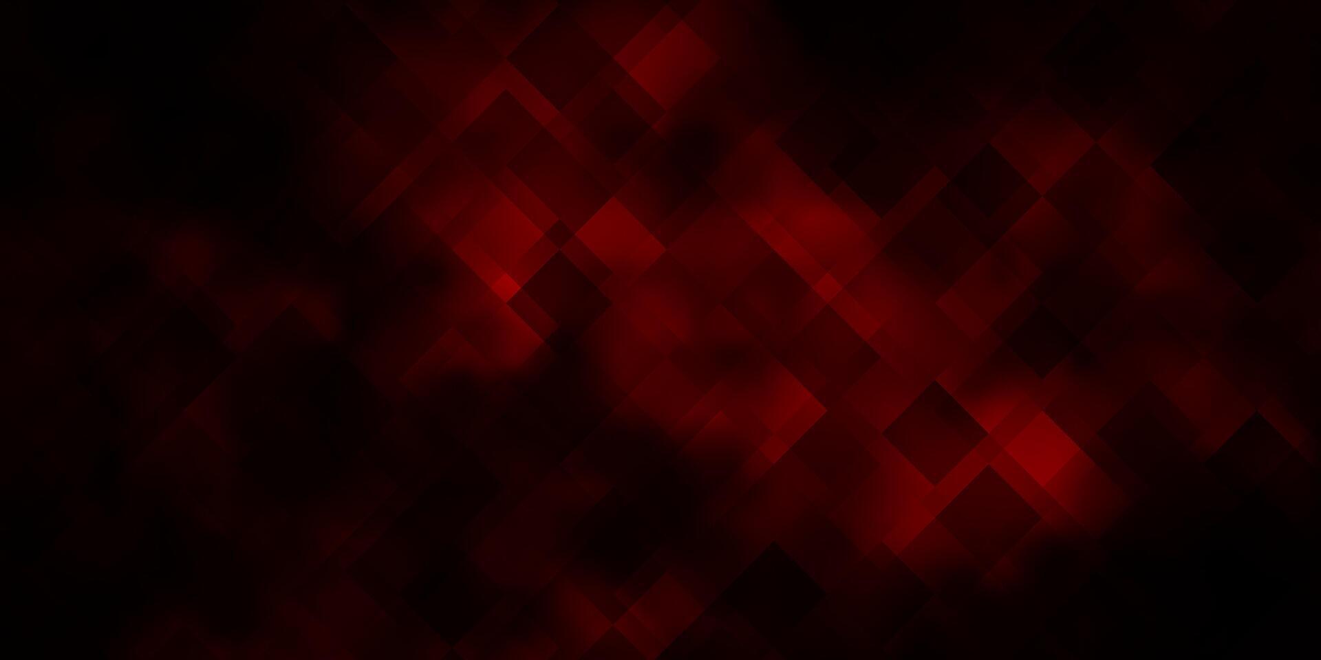 Dark Red vector template with rectangles.