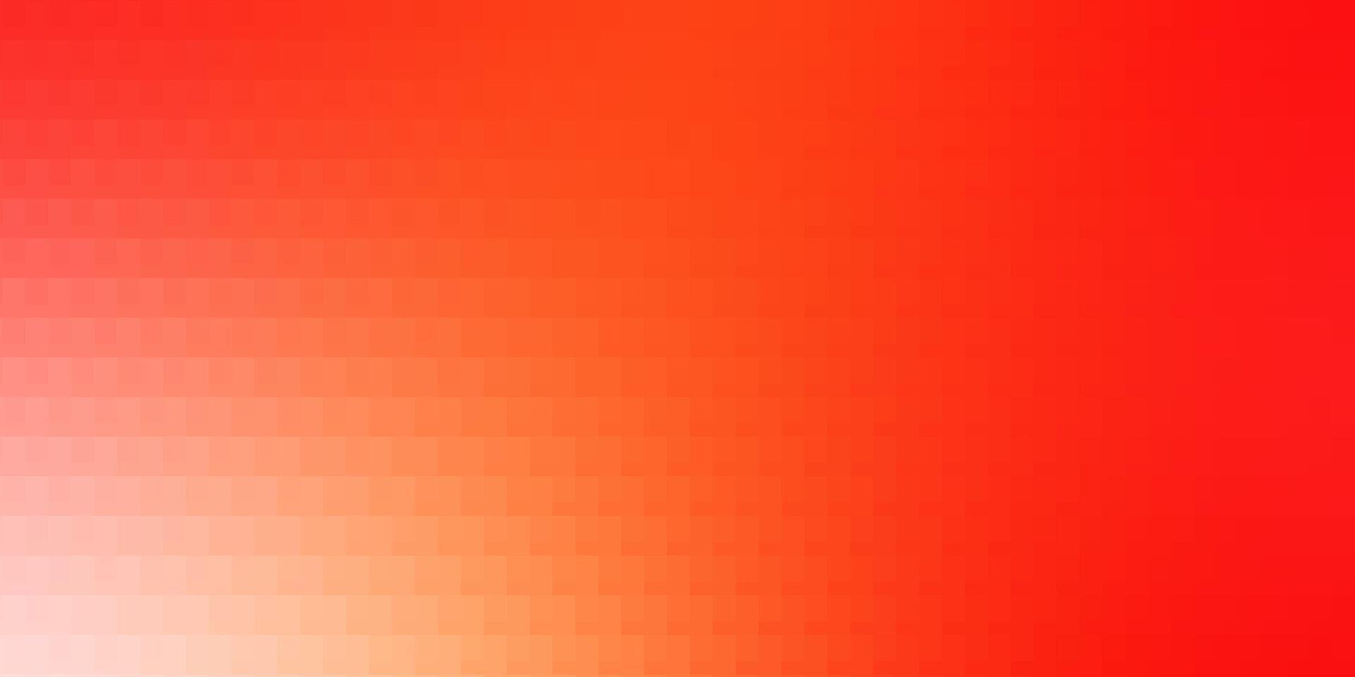Light Red, Yellow vector backdrop with rectangles.