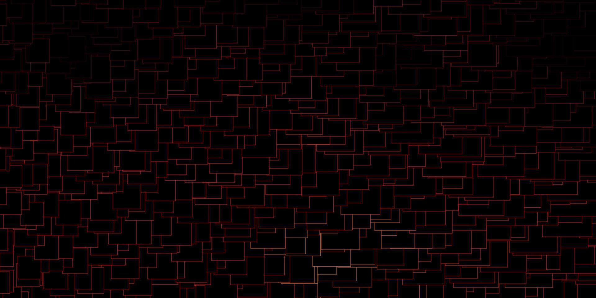 Dark Red, Yellow vector backdrop with rectangles.