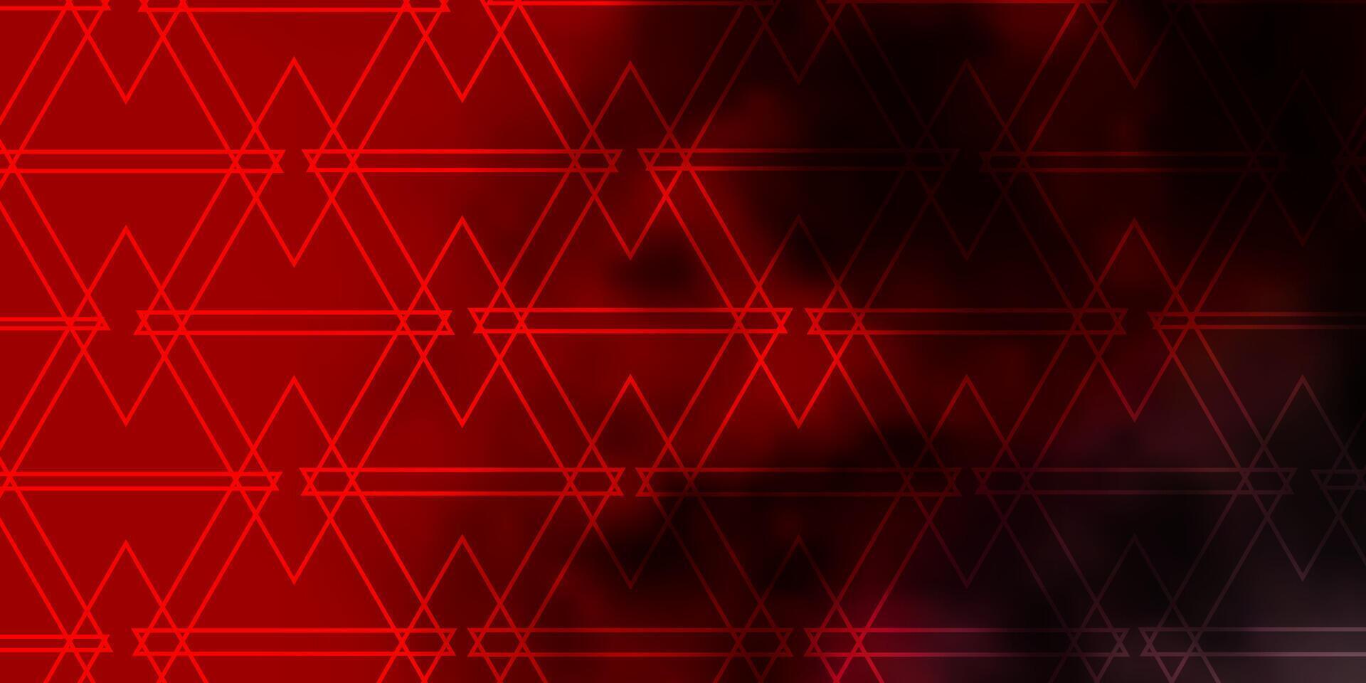 Dark Red vector pattern with polygonal style.