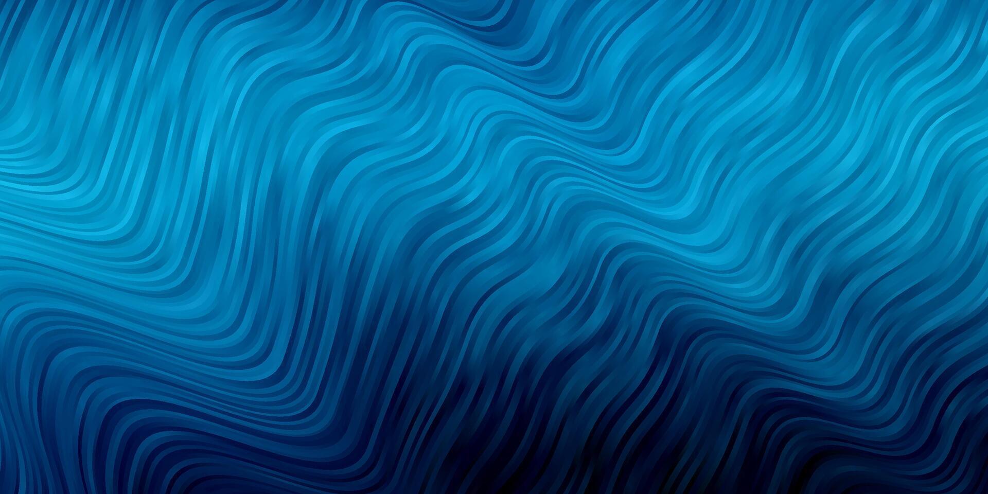 Fondo de vector azul oscuro con líneas dobladas.