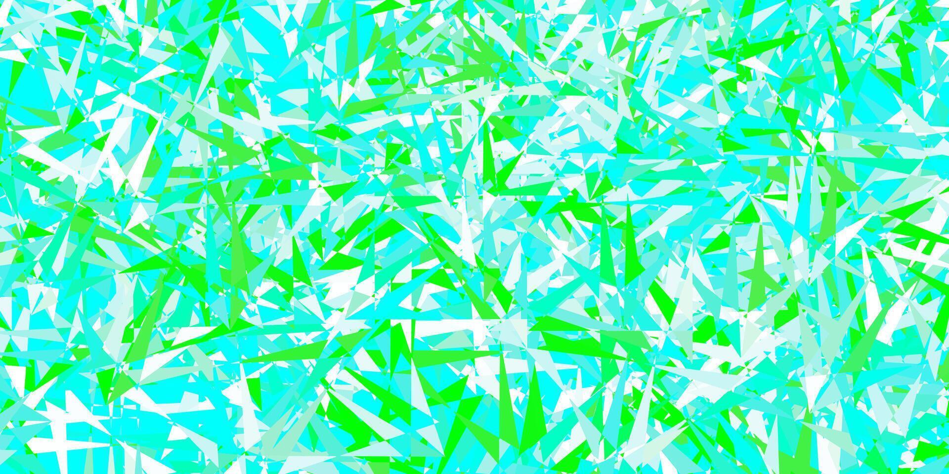 Light green vector texture with random triangles.