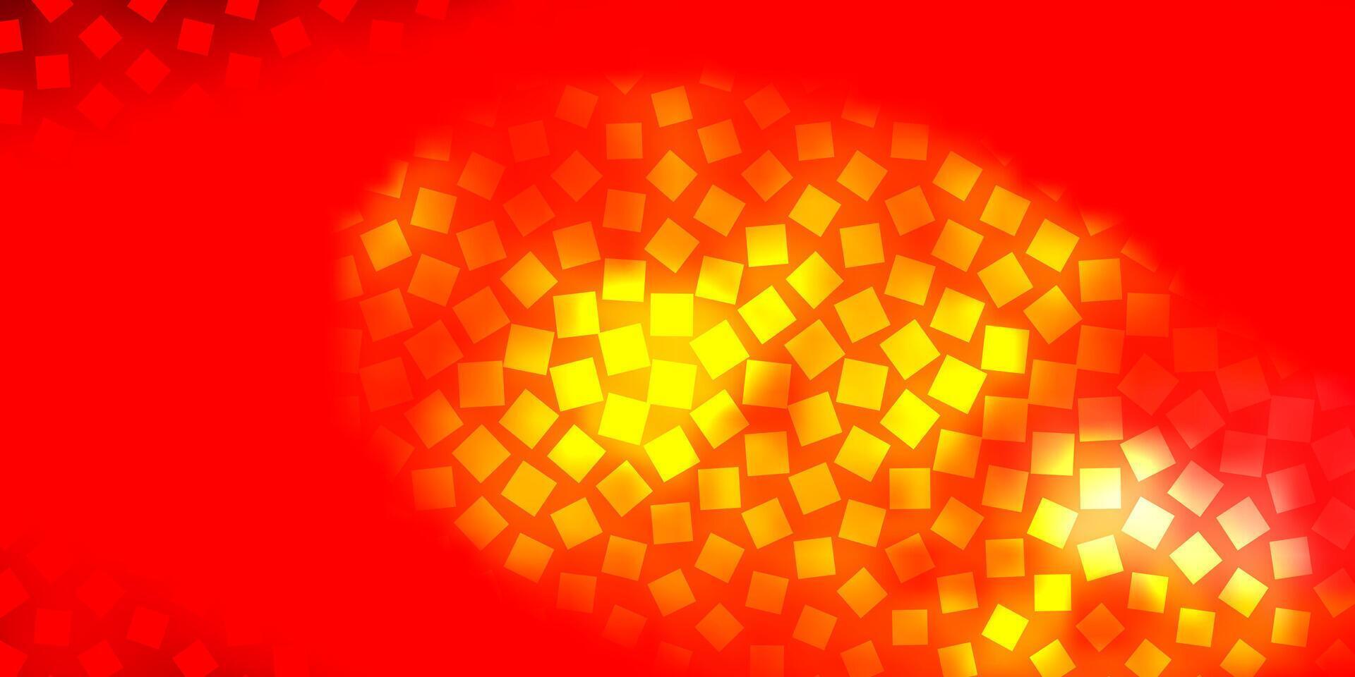 Light Red, Yellow vector backdrop with rectangles.