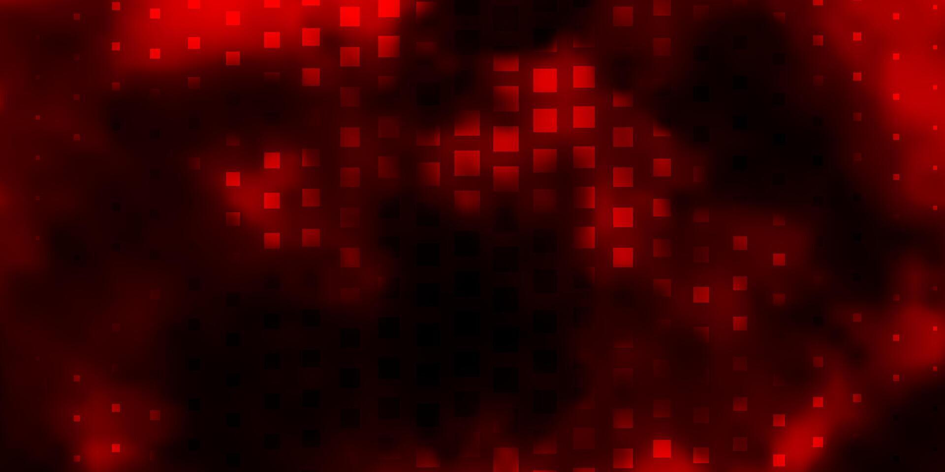 Dark Red vector template in rectangles.