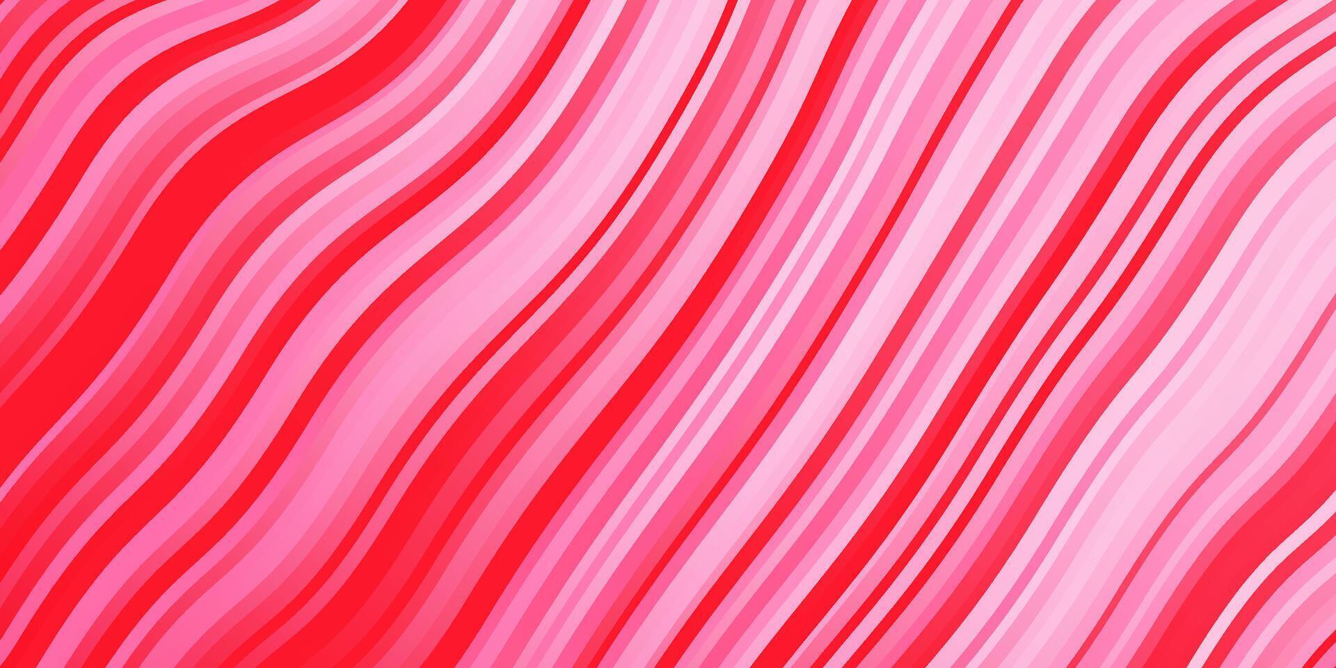 Light Red vector texture with wry lines.