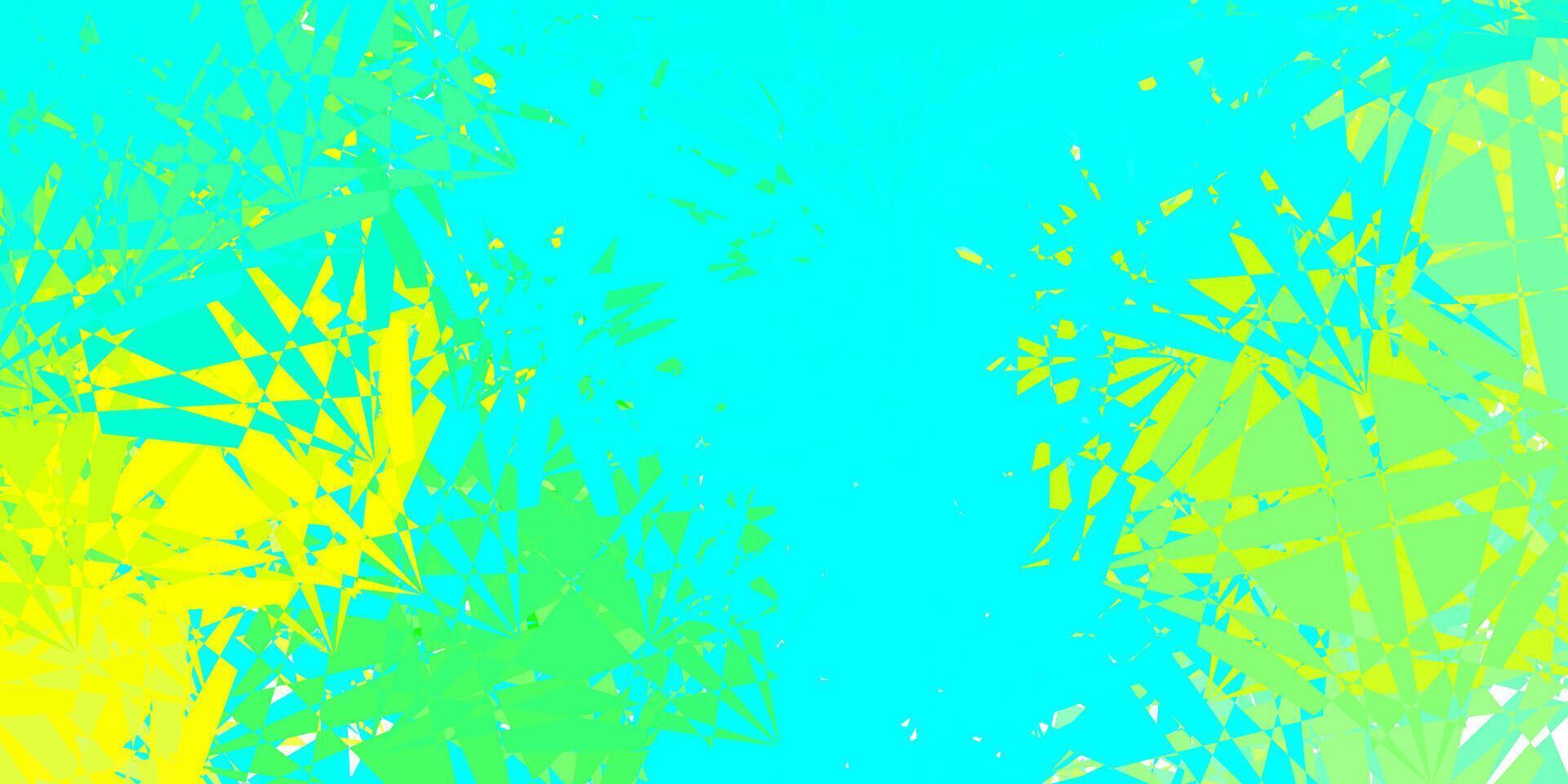 Light Blue, Yellow vector texture with random triangles.