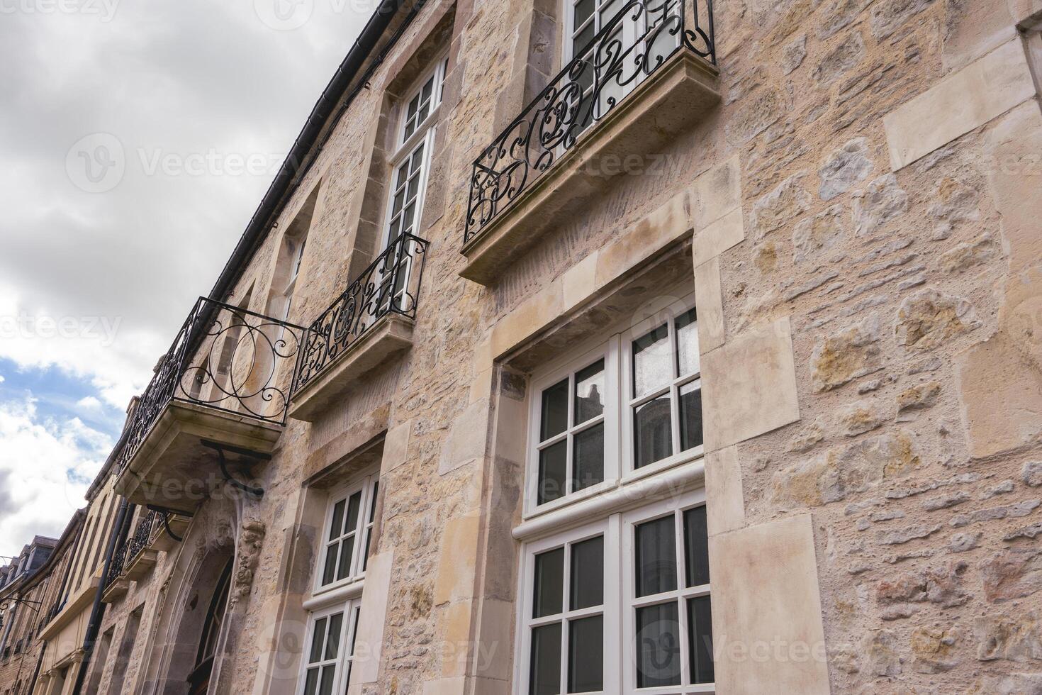 Close up architecture in Carentan, France. photo