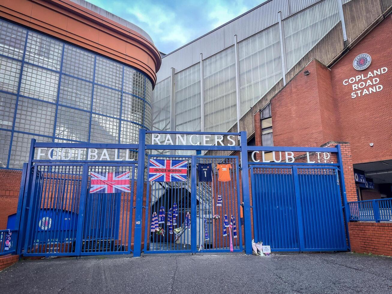 Glasgow rangers Football Stadium. Glasgow, Scotland, Januari 2 2024. photo