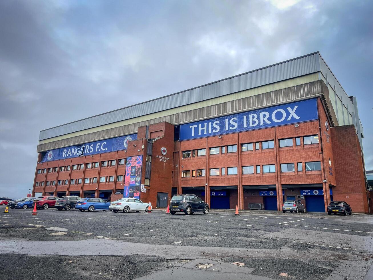 Glasgow rangers Football Stadium. Glasgow, Scotland, Januari 2 2024. photo