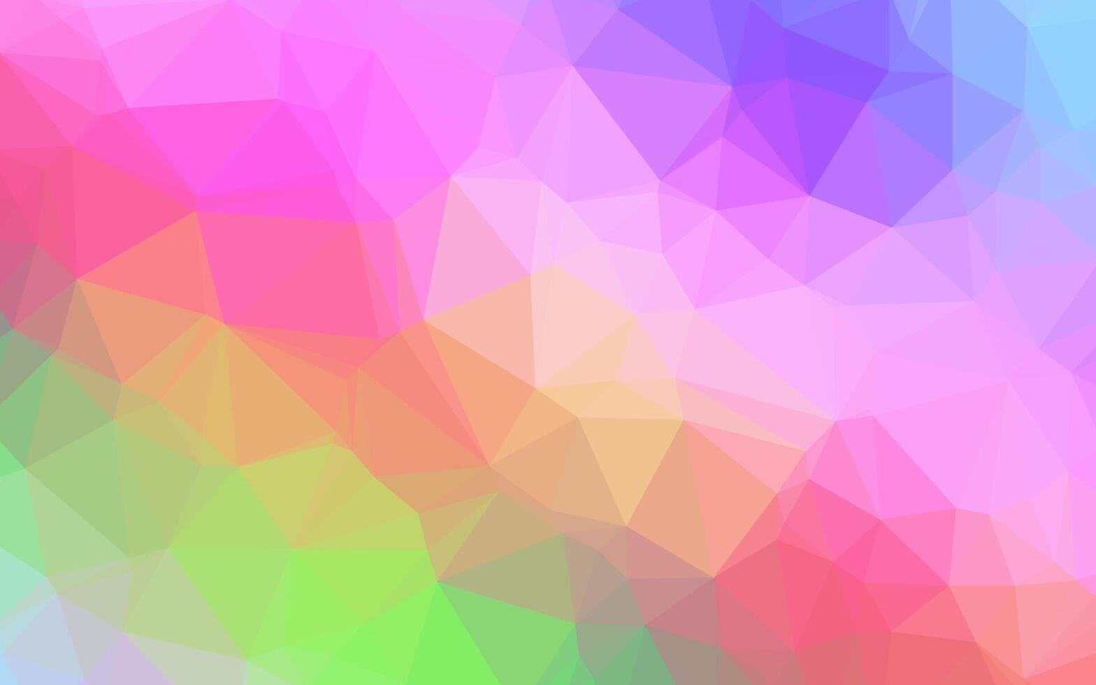 Light Multicolor, Rainbow vector blurry triangle pattern.