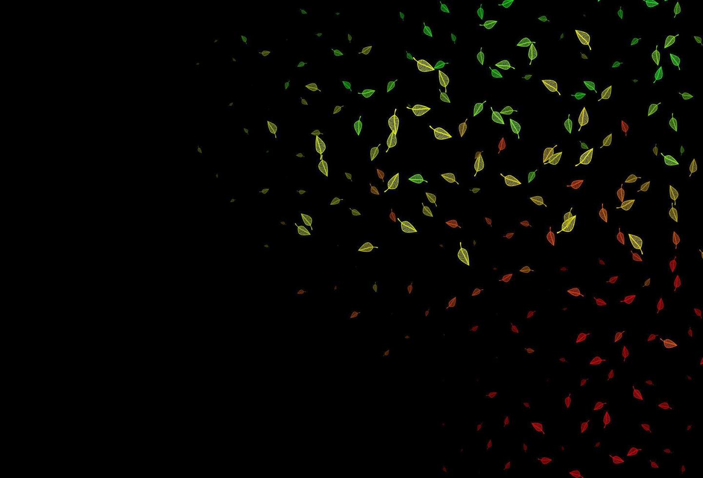 Dark Green, Red vector hand painted pattern.