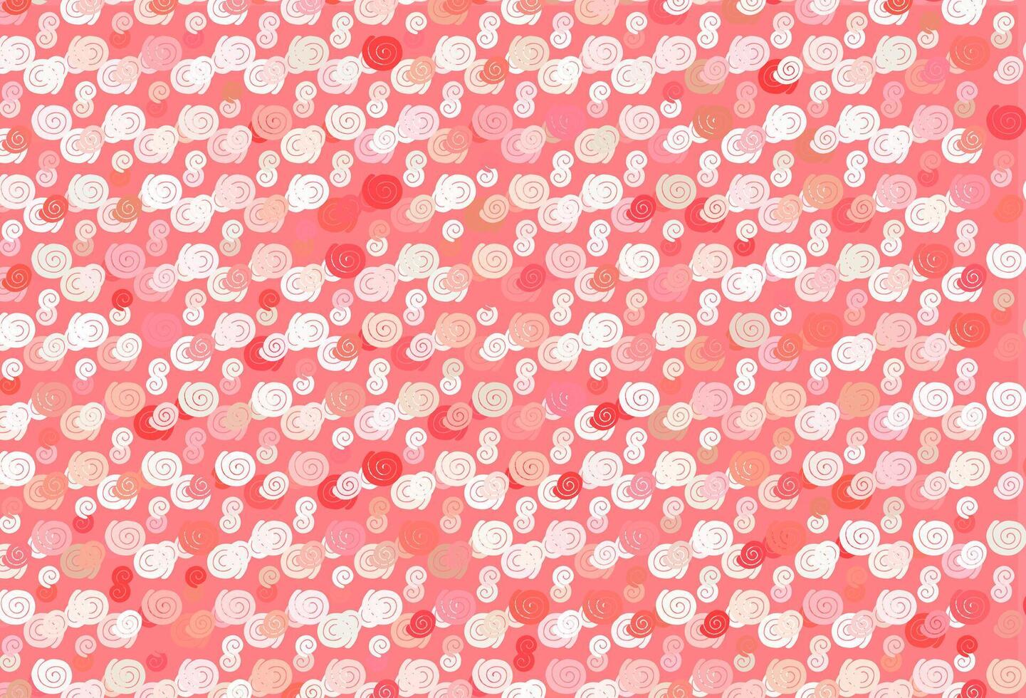Light Green, Red vector template with bubble shapes.