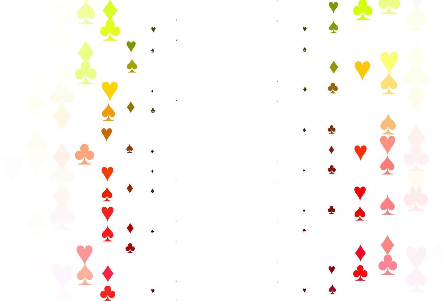 Light Green, Red vector pattern with symbol of cards.
