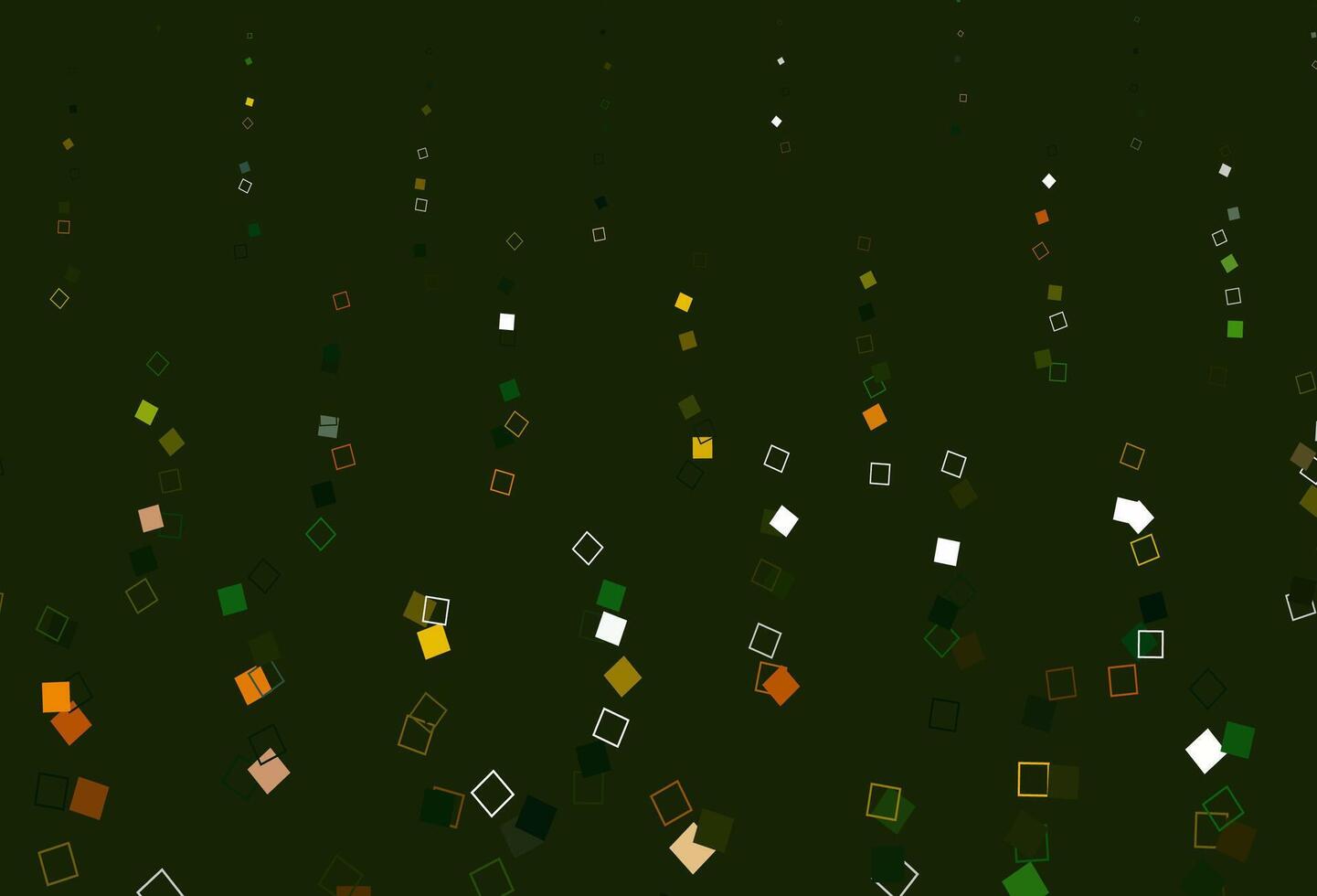 Light Green, Yellow vector background with rectangles.