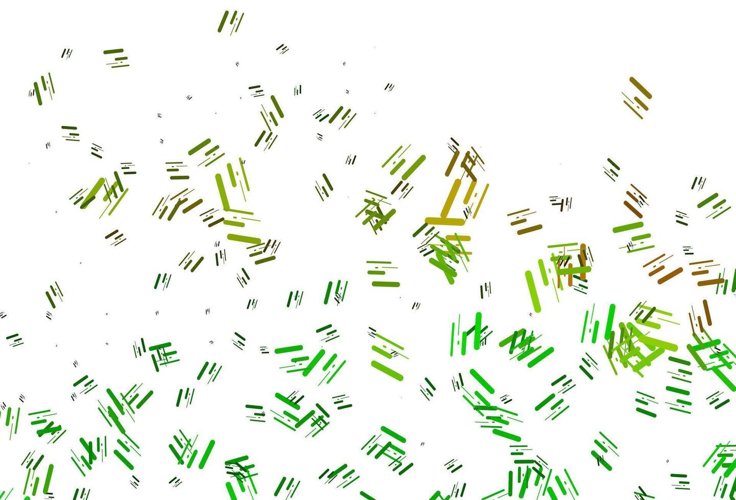 Light Green, Yellow vector backdrop with long lines.
