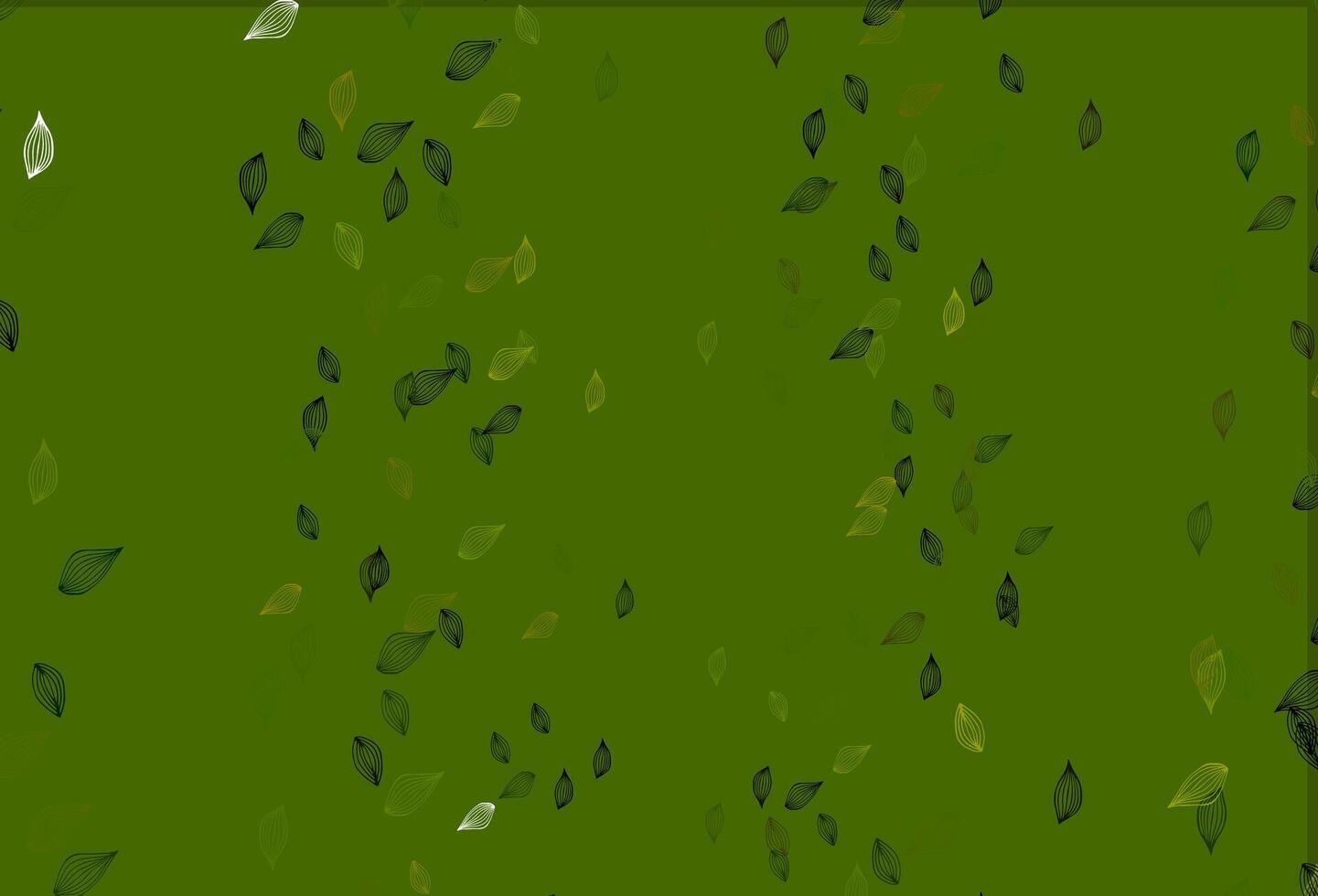 Light Green, Yellow vector sketch texture.