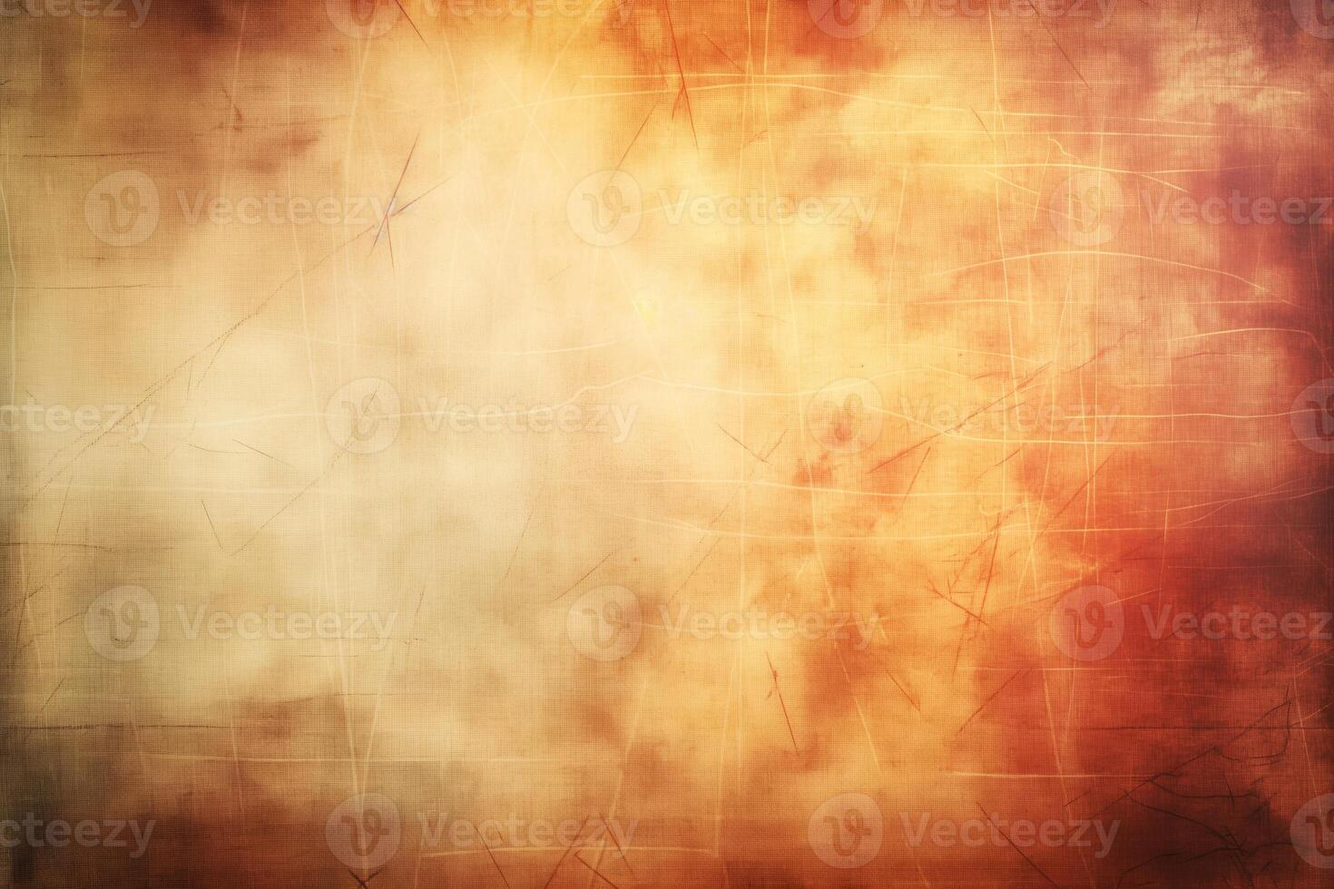 AI generated Vintage Scratched Texture Warm Abstract Background photo