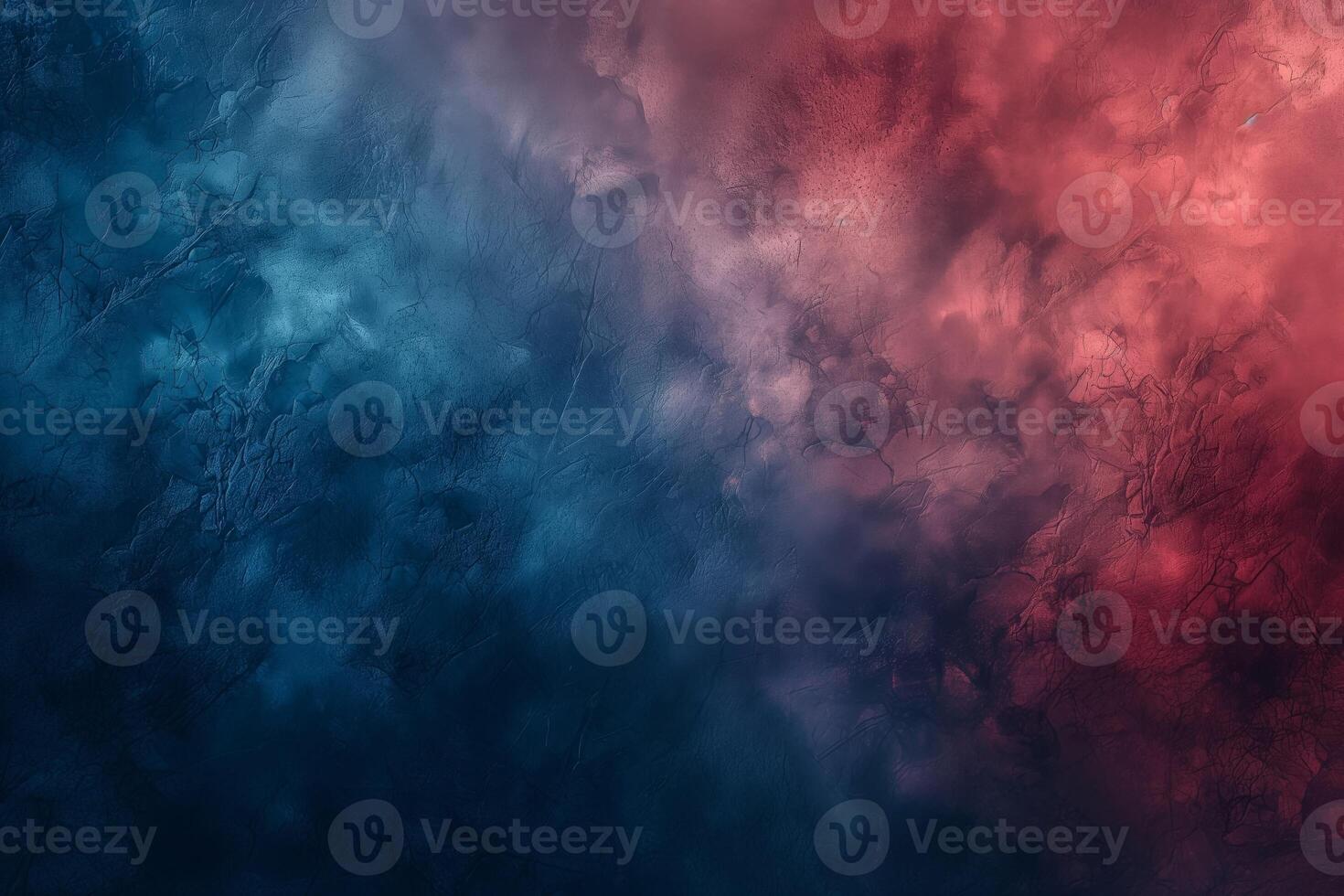AI generated Abstract blue and red textured background with a dramatic blend of colors and space for text, suitable for creative designs or advertising photo