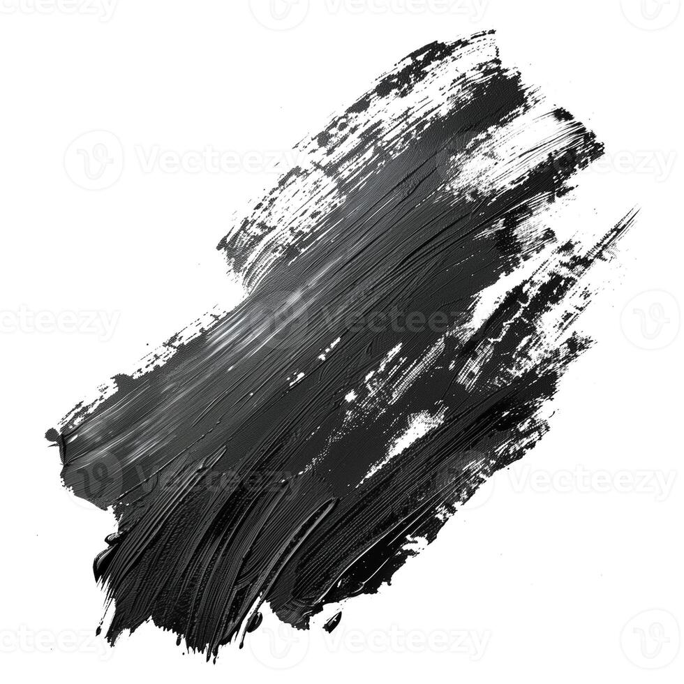 AI generated Modern Monochrome Brushstroke Texture with Copyspace photo